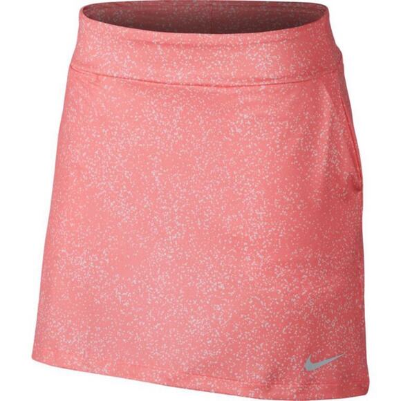 Nike Dri-Fit Golf Tournament Print Knit Skort Skirt pink white speckled - Picture 6 of 7